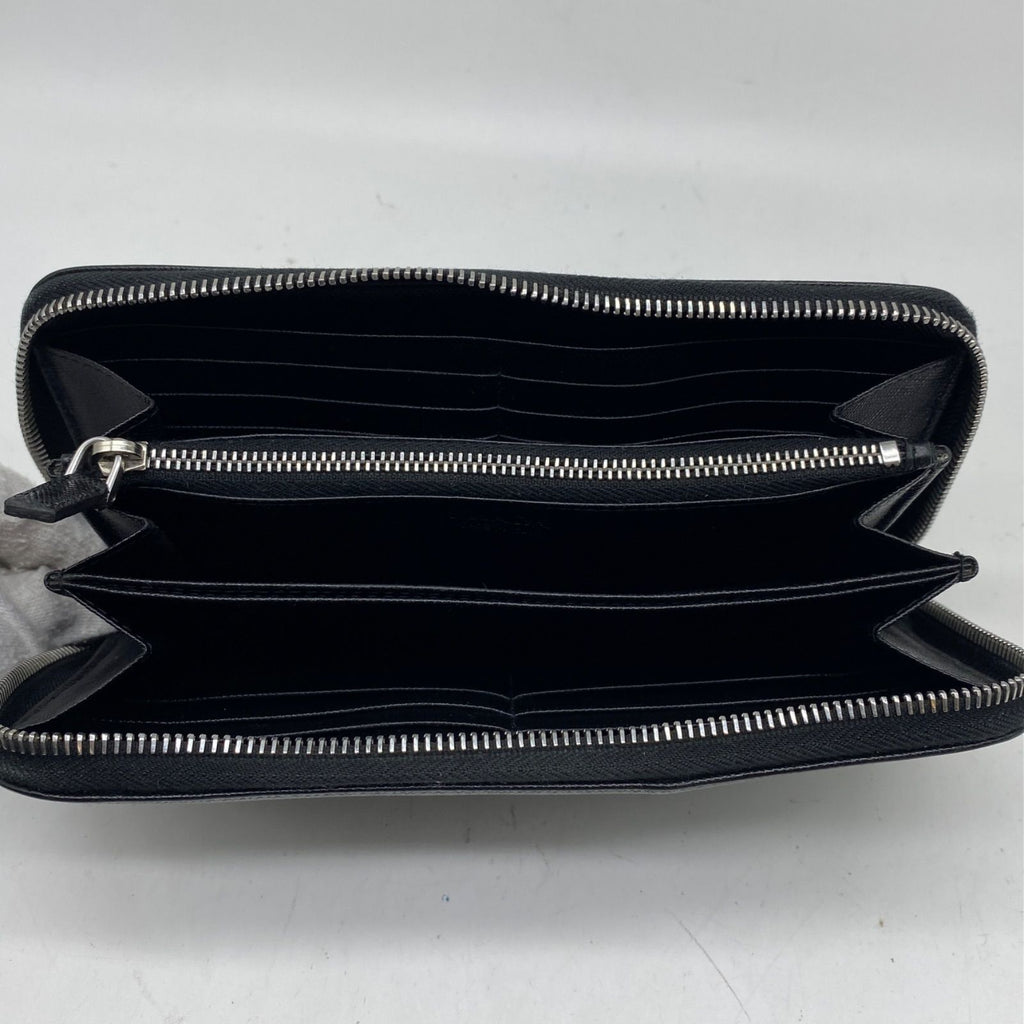 Prada Round Wallet Saffiano Black — view 6