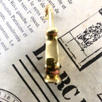 Hermes Harp Cadena Key Instrument Necklace Top Charm Gold — view 2