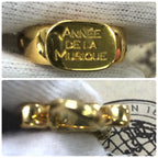 Hermes Harp Cadena Key Instrument Necklace Top Charm Gold — view 6