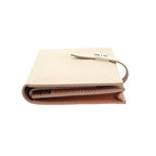 Hermes Bearn Souffle Verso Wallet Veau Epsom Nata Gold White Brown — view 5
