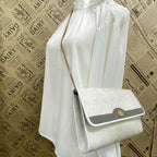 Dior Shoulder Bag Chain Trotter White Pochette — view 5