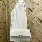Dior Shoulder Bag Chain Trotter White Pochette — view 4