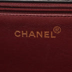 Chanel Shoulder Bag Quilted Full Flap Push Lock Black Lambskin Chain — view 4
