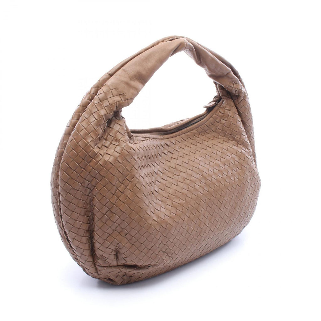 Bottega Veneta Shoulder Bag Intrecciato Brown Lambskin — view 2