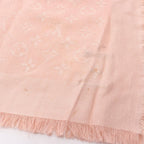 Louis Vuitton Shawl Monogram Naturel Silk Wool Scarf — view 3