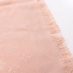 Louis Vuitton Shawl Monogram Naturel Silk Wool Scarf — view 5
