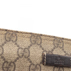 Gucci Shoulder Bag GG Supreme Beige Dark Brown Canvas Leather — view 9