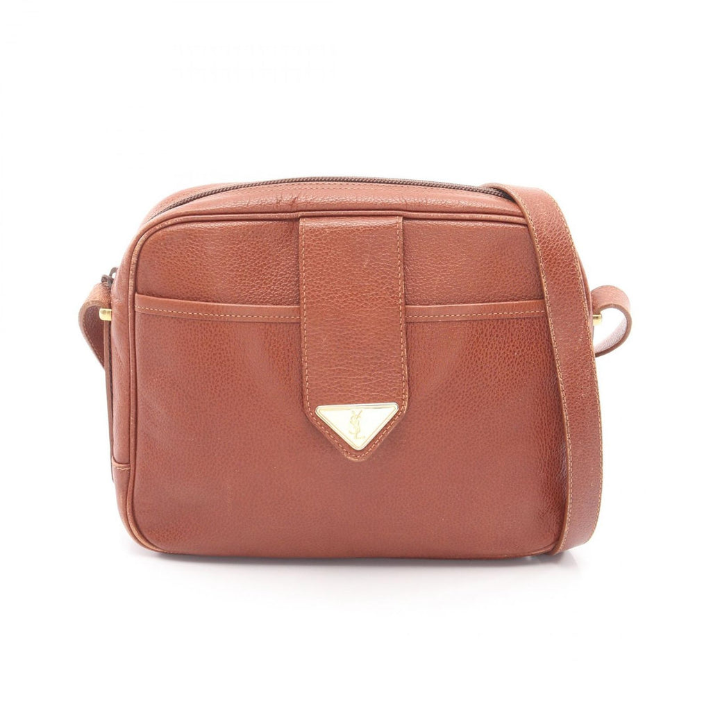 Saint Laurent Paris Shoulder Bag Brown Leather