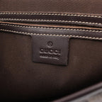 Gucci Shoulder Bag GG Supreme Beige Canvas Leather — view 4