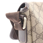 Gucci Shoulder Bag GG Supreme Beige Canvas Leather — view 8