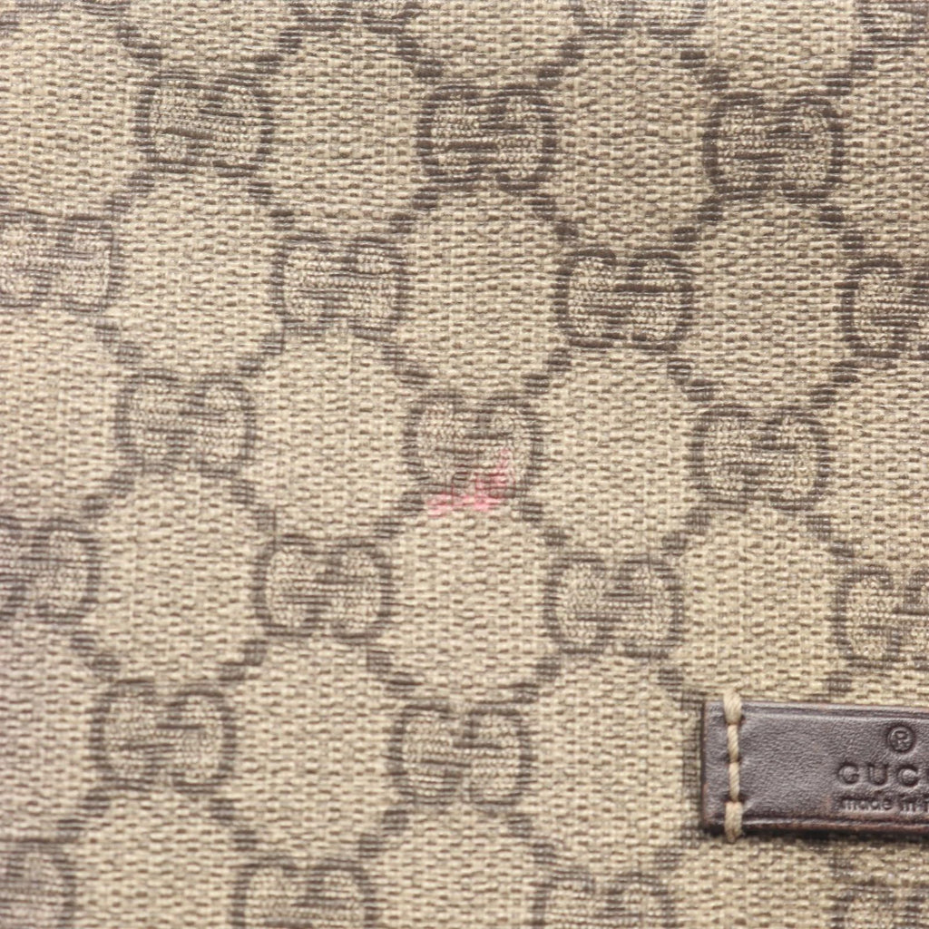 Gucci Shoulder Bag GG Supreme Beige Canvas Leather — view 5