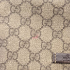 Gucci Shoulder Bag GG Supreme Beige Canvas Leather — view 5