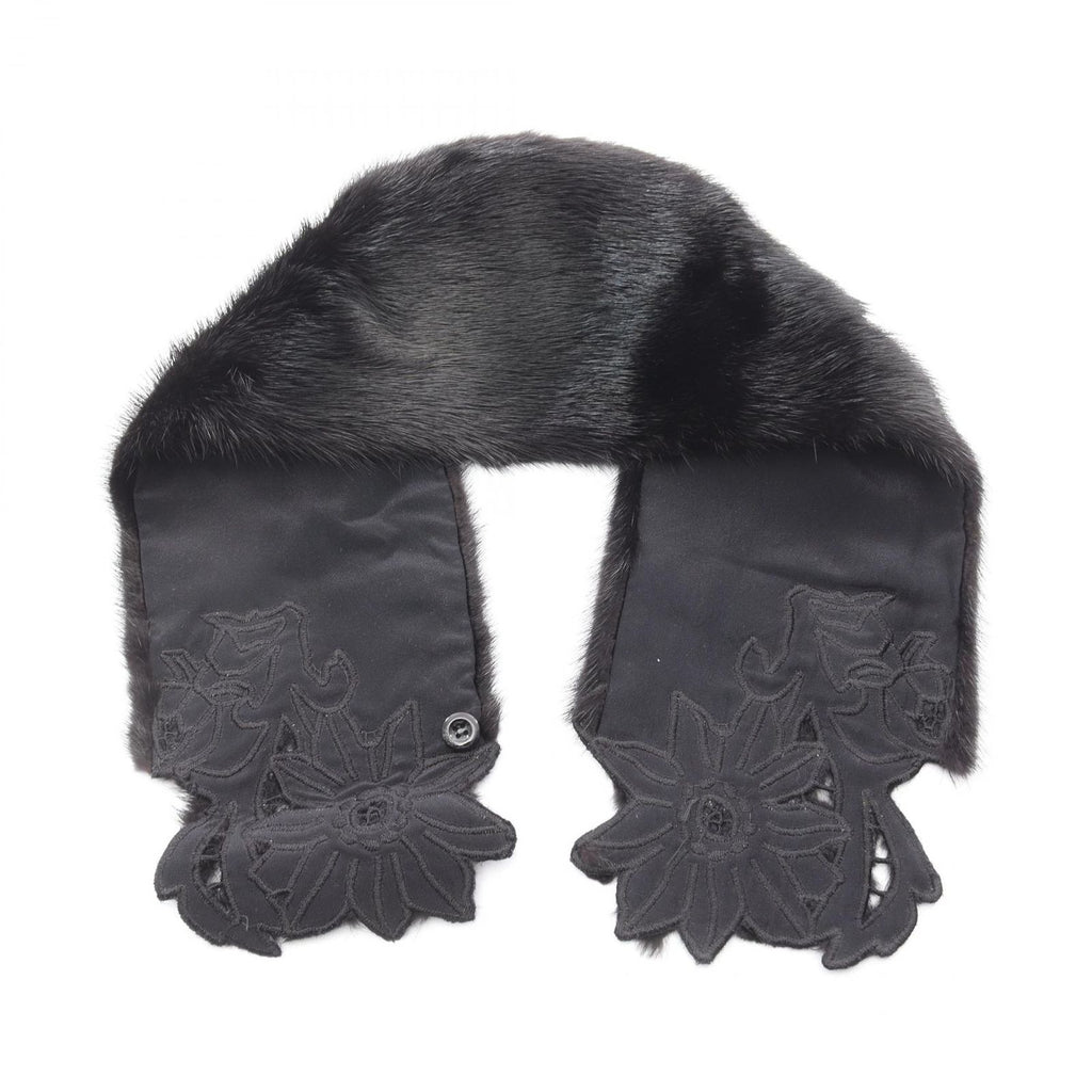 Fendi Scarf Tippet Scarves Black — view 2