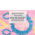 Hermes Kelly en Perles Scarf Silk Pink Blue — view 7