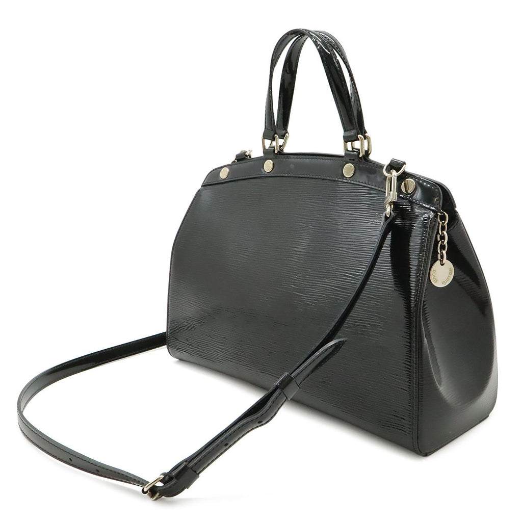 Louis Vuitton Epi Electric MM 2-Way Shoulder Bag Noir Black Silver — view 2