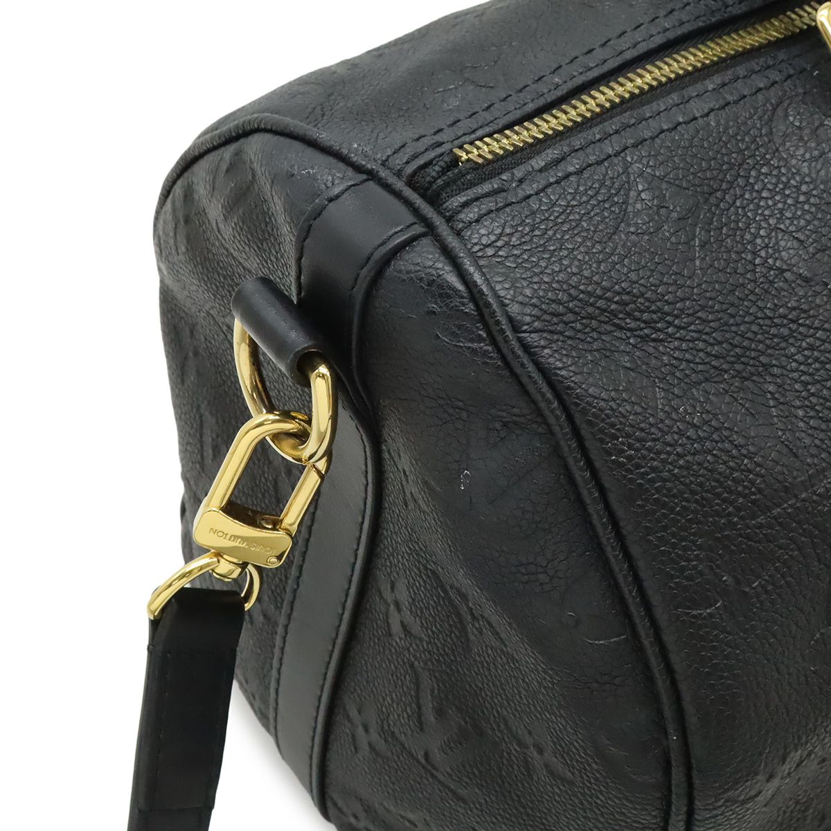 Louis Vuitton Monogram Empreinte Speedy Soft 30 2-Way Shoulder Bag Infini Black — view 7