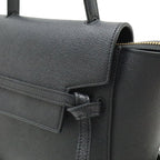Celine Belt Bag Nano 2-Way Crossbody Leather Black Gold — view 8