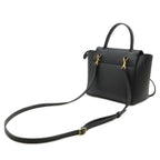 Celine Belt Bag Nano 2-Way Crossbody Leather Black Gold — view 2
