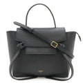 Celine Belt Bag Nano 2-Way Crossbody Leather Black Gold