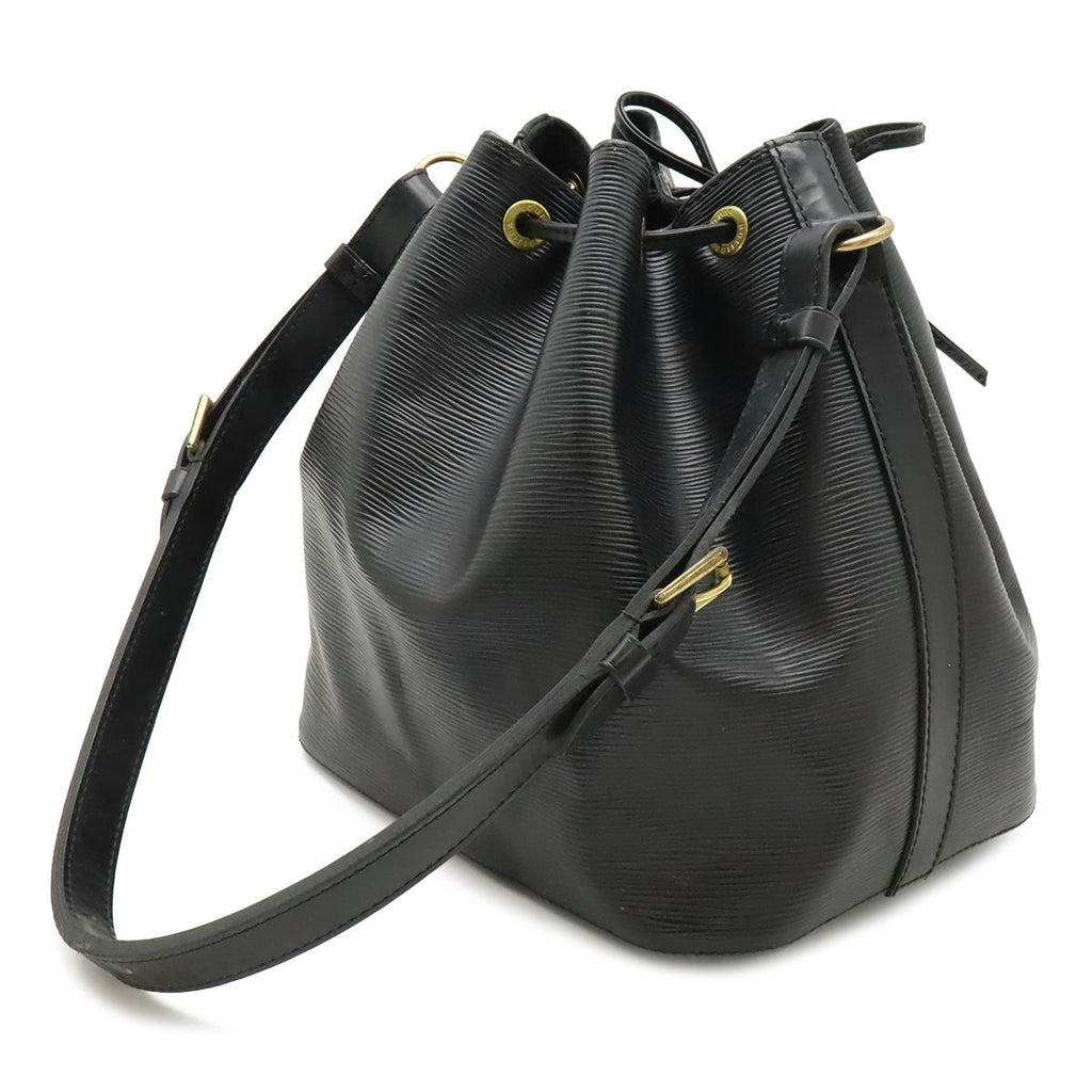 Louis Vuitton Epi Petit Noir Shoulder Bag Drawstring Black — view 2