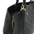 Louis Vuitton Monogram Empreinte Montaigne MM 2-Way Shoulder Bag Noir Black — view 4