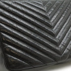Saint Laurent Paris Yves Camera Bag Pochette Leather Black Silver — view 8