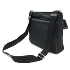 Prada Shoulder Bag Crossbody Nylon Leather Nero Black Silver Overseas Boutique — view 2