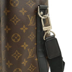 Louis Vuitton Monogram Macassar Davis Tote Large Shoulder Bag Brown — view 8