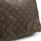Louis Vuitton Monogram Macassar Davis Tote Large Shoulder Bag Brown — view 9