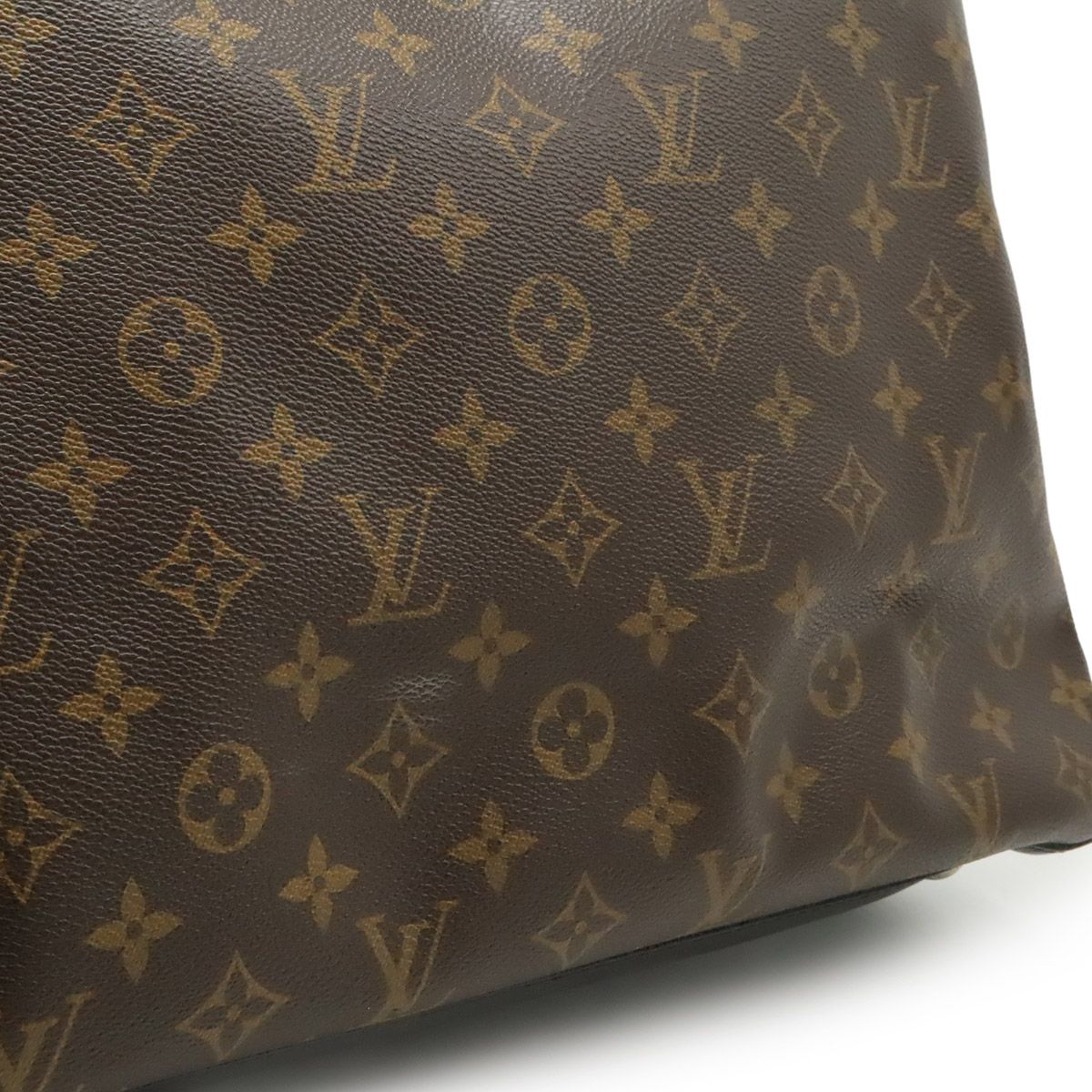 Louis Vuitton Monogram Macassar Davis Tote Large Shoulder Bag Brown — view 9
