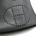 Hermes Evelyne I 1 PM Shoulder Bag Veau Epsom Black Silver — view 8