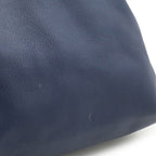 Loewe Flamenco Hobo Anagram Shoulder Bag Semi Leather Navy — view 8