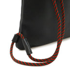Gucci Print Drawstring Backpack 2-Way Tote Leather Black — view 5