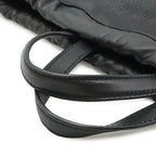 Gucci Print Drawstring Backpack 2-Way Tote Leather Black — view 6