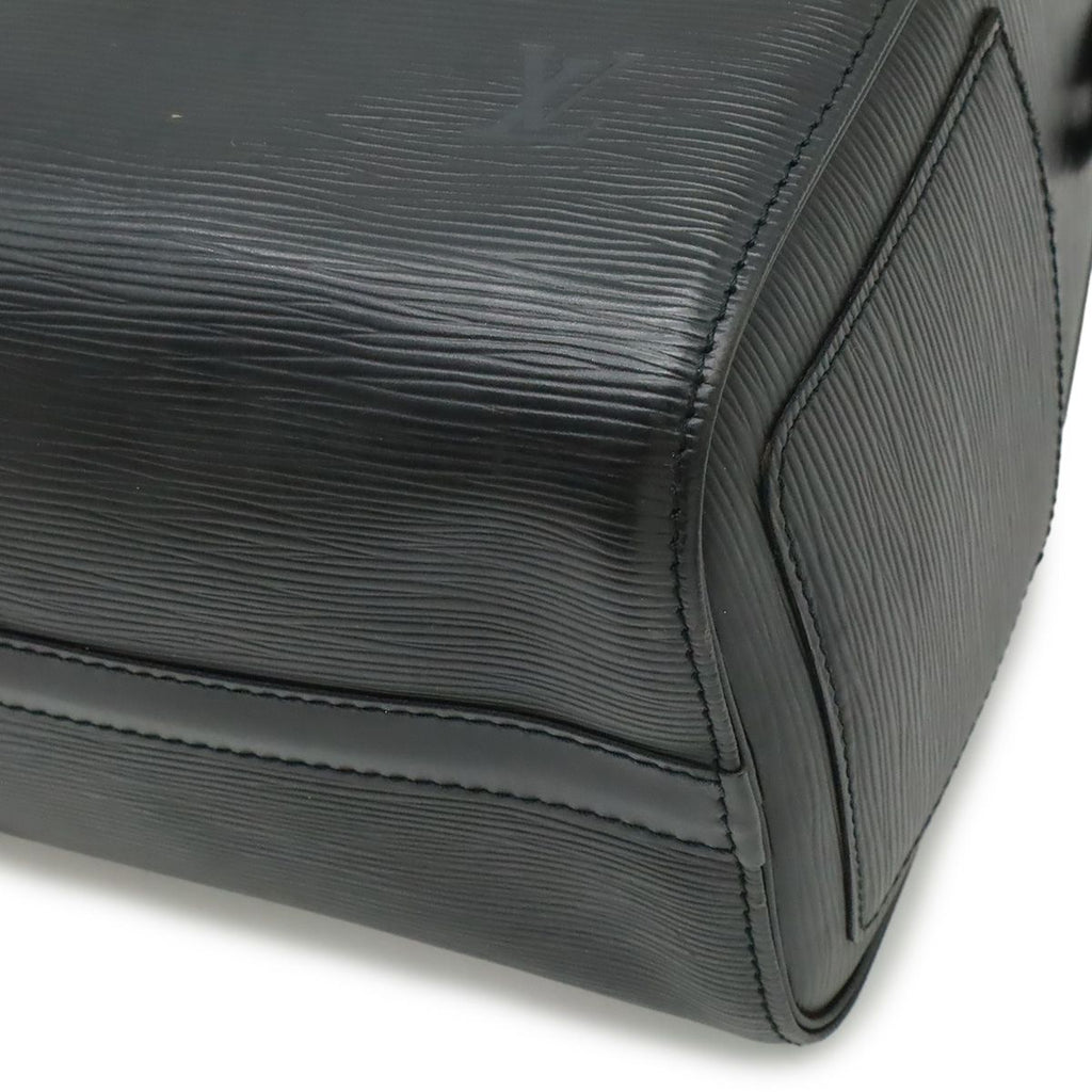 Louis Vuitton Epi Speedy 25 Mini Boston Bag Noir Black Gold — view 3