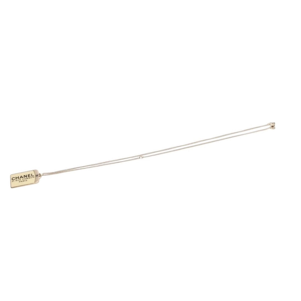 Chanel Cambon Line Necklace 07 61.5 Metal Gold — view 8