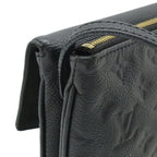 Louis Vuitton Monogram Empreinte Twice Shoulder Bag Pochette Noir Black Gold — view 4