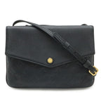 Louis Vuitton Monogram Empreinte Twice Shoulder Bag Pochette Noir Black Gold
