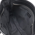 Gucci Guccissima Sherry Line Shoulder Bag Rubber Coating Leather Black Silver — view 8