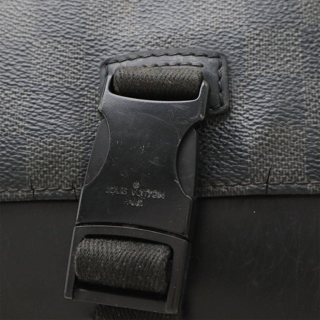 Louis Vuitton Damier Graphite Messenger PM Shoulder Bag — view 5