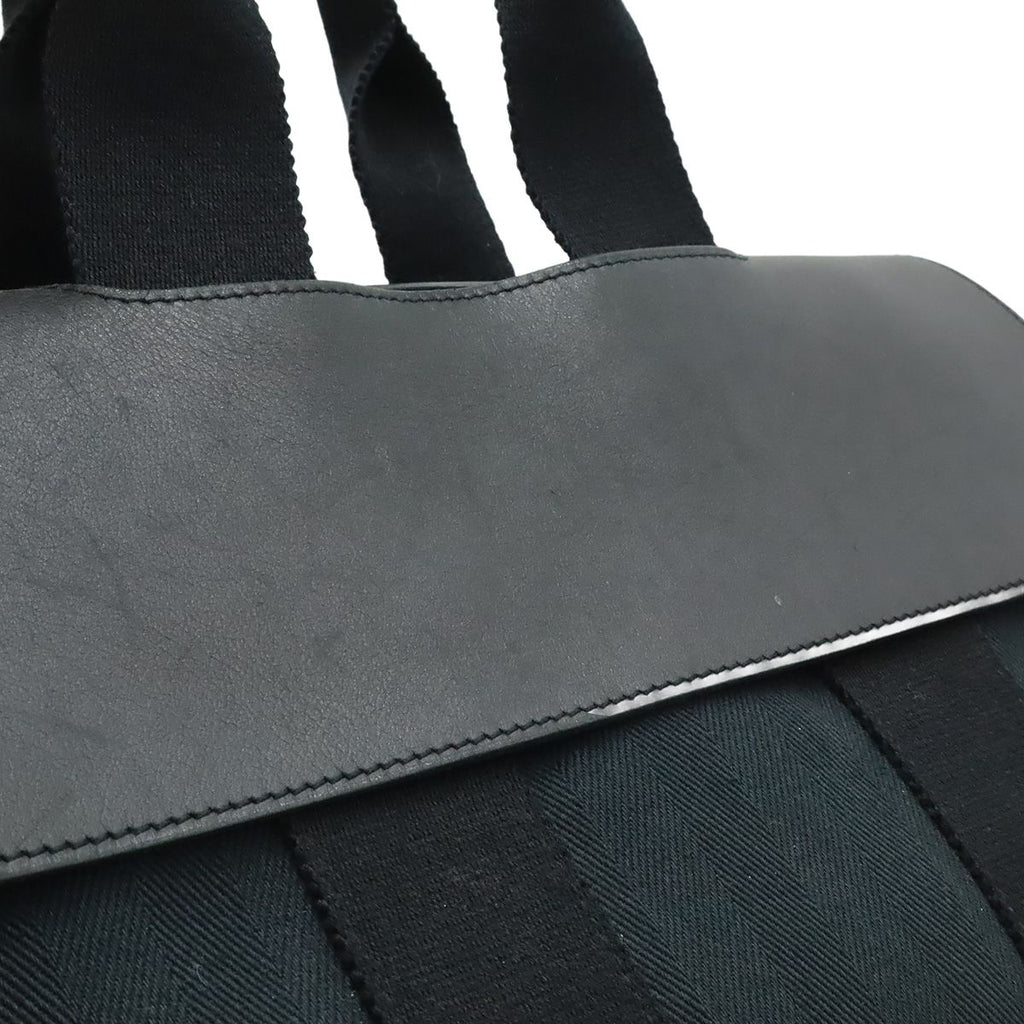 Hermes Valparaiso PM Tote Toilet Blanc Leather Black Silver Pouch Out of Stock — view 8