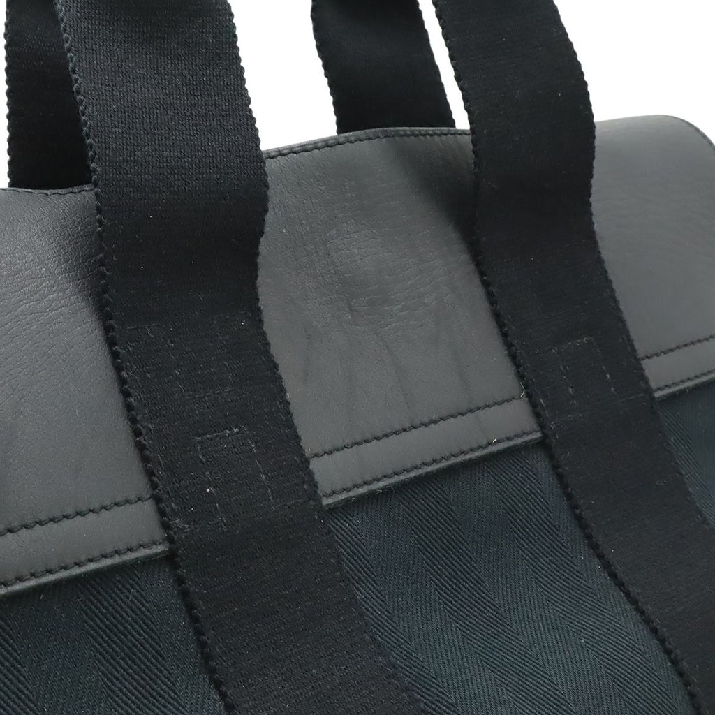 Hermes Valparaiso PM Tote Toilet Blanc Leather Black Silver Pouch Out of Stock — view 7