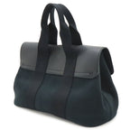 Hermes Valparaiso PM Tote Toilet Blanc Leather Black Silver Pouch Out of Stock — view 2