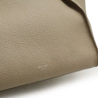 Celine Big Small 2-Way Shoulder Bag Crossbody Leather Gray Silver — view 9