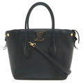 Louis Vuitton Freedom 2-Way Shoulder Bag Taurillon Leather Noir Black Gold