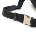 Gucci Belt Bag Waist Pouch Hip Nylon Canvas Black Silver — view 4