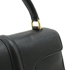 Celine 16 Small 2-Way Shoulder Bag Leather Black Gold — view 7
