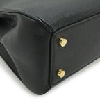 Celine 16 Small 2-Way Shoulder Bag Leather Black Gold — view 3