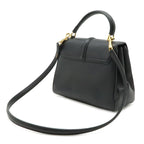 Celine 16 Small 2-Way Shoulder Bag Leather Black Gold — view 2