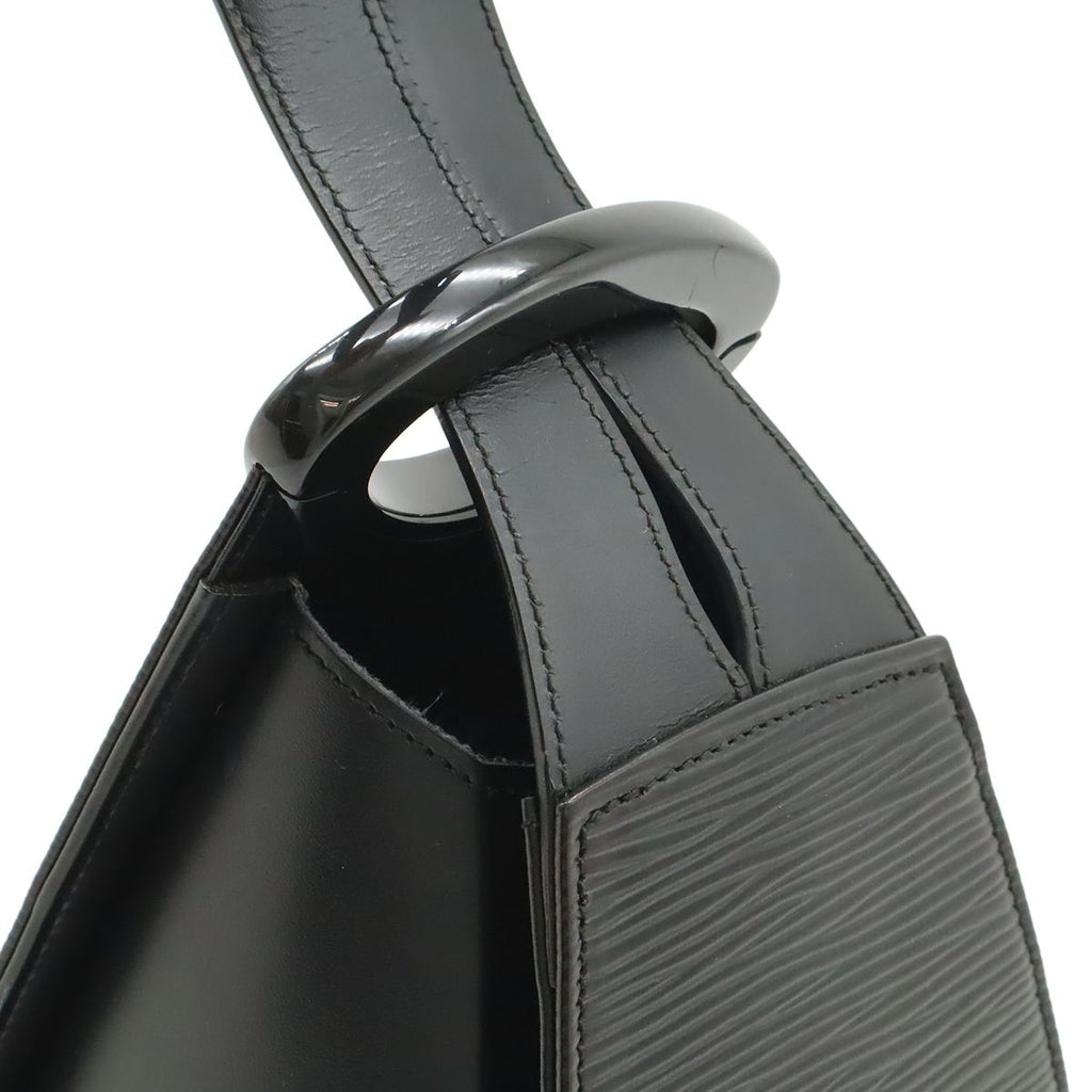 Louis Vuitton Epi Mini Shoulder Bag Crossbody Pochette Leather Noir Black — view 4